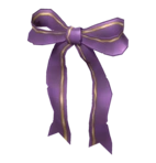 Purple Hanging Bow