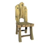 Unrefined Wooden Chair