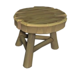 Round Wooden Stool