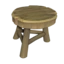 Round Wooden Stool