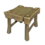 Square Wooden Stool